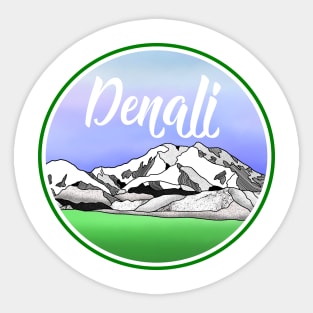 Denali Mountain Sticker